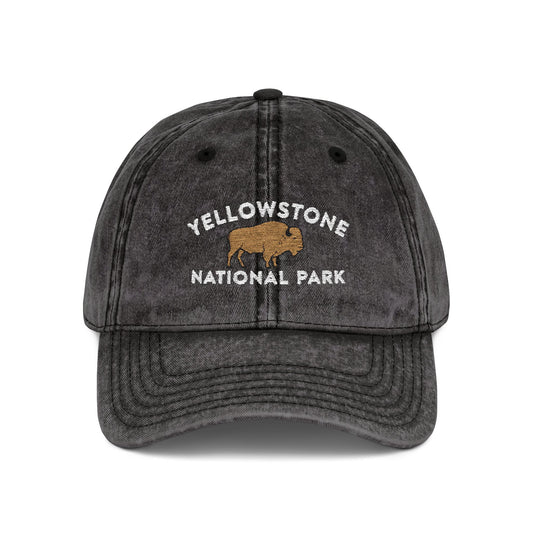 Western Bison Cap for Outdoor Lovers and National Park Fans - t313a25