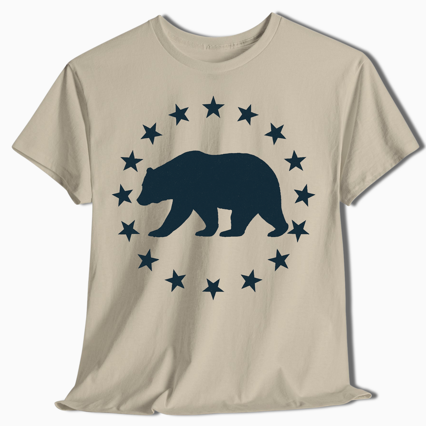 Patriotic Bear Star Outdoor T-Shirt - t427a25