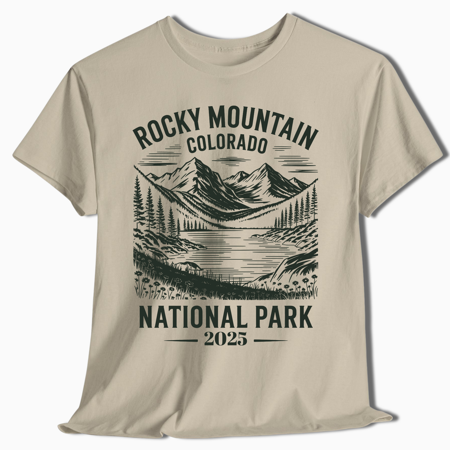 Rocky Mountain National Park Shirt - Custom Year Option - t297a25