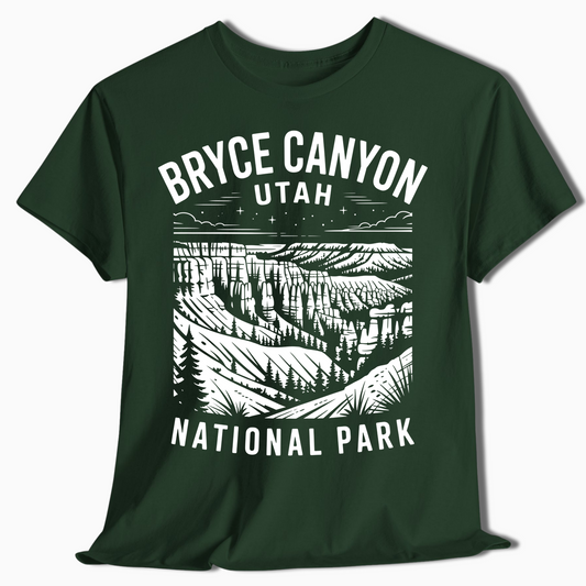 Bryce Canyon National Park T-Shirt - Hoodoo Trail Gift - t352a25