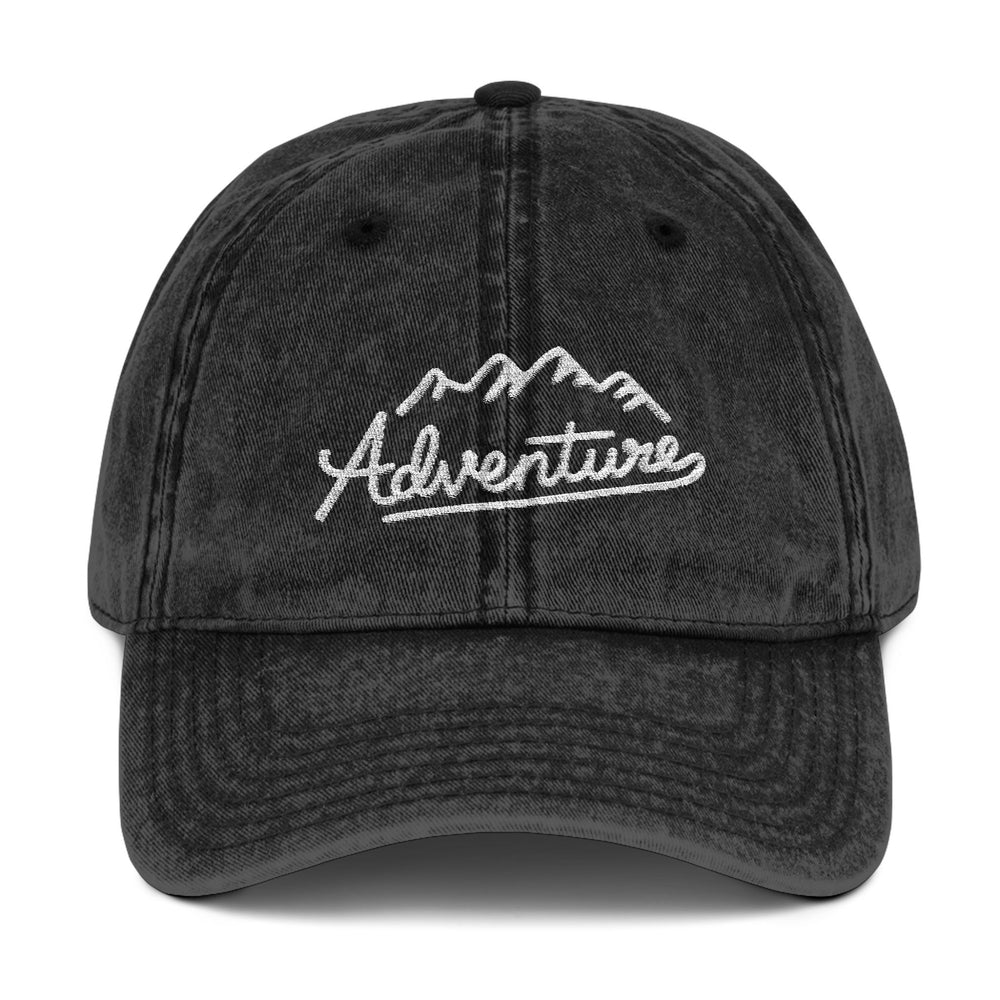 TrekBudo Adventure Mountains OTTO Cap - Mountain Design Baseball Hat - Front View