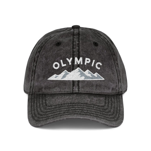 Olympic National Park Cap - Minimalist Mountain Design - t392a25
