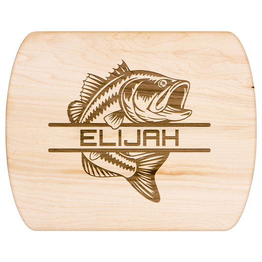 Personalized Fishing Cutting Board for Cabin or Kitchen - t448a25