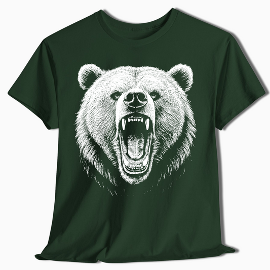 Roaring Grizzly Bear Wilderness Shirt - t441a25