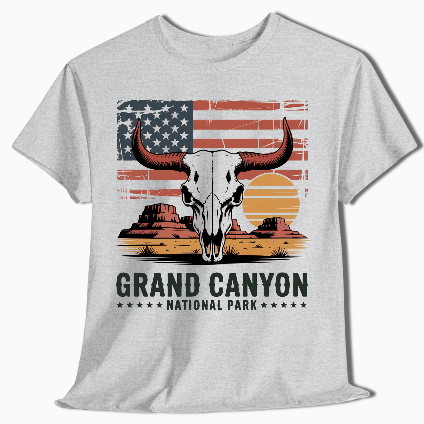 Grand Canyon National Park Retro T-Shirt - t407a25