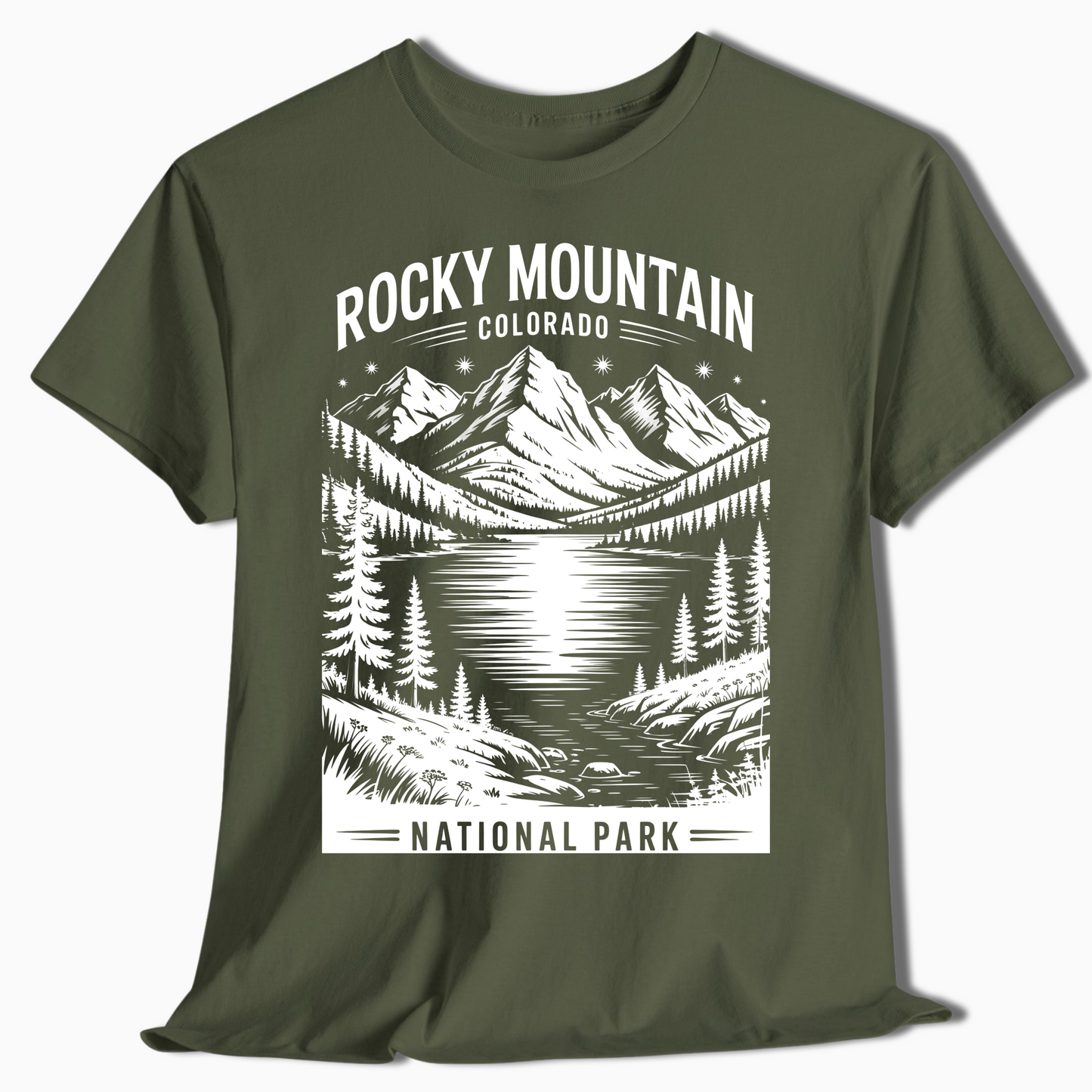 Rocky Mountain National Park Colorado Shirt for Hikers – t295a25