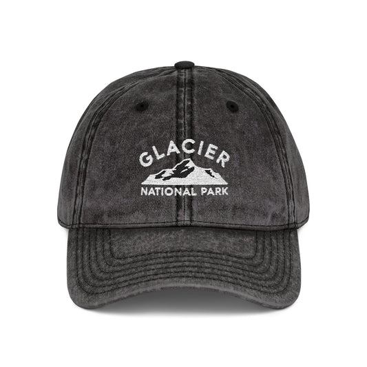 Mountain Logo Cap - Glacier National Park Hat - t326a25