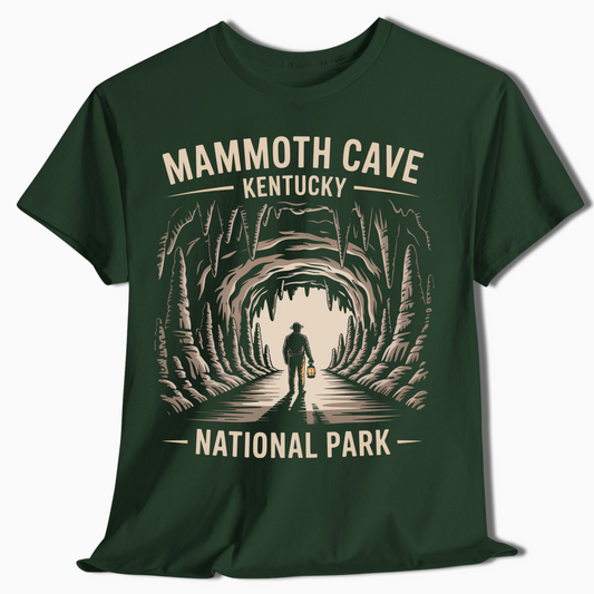 Mammoth Cave Kentucky T-Shirt - National Park Explorer Gift - t340a25