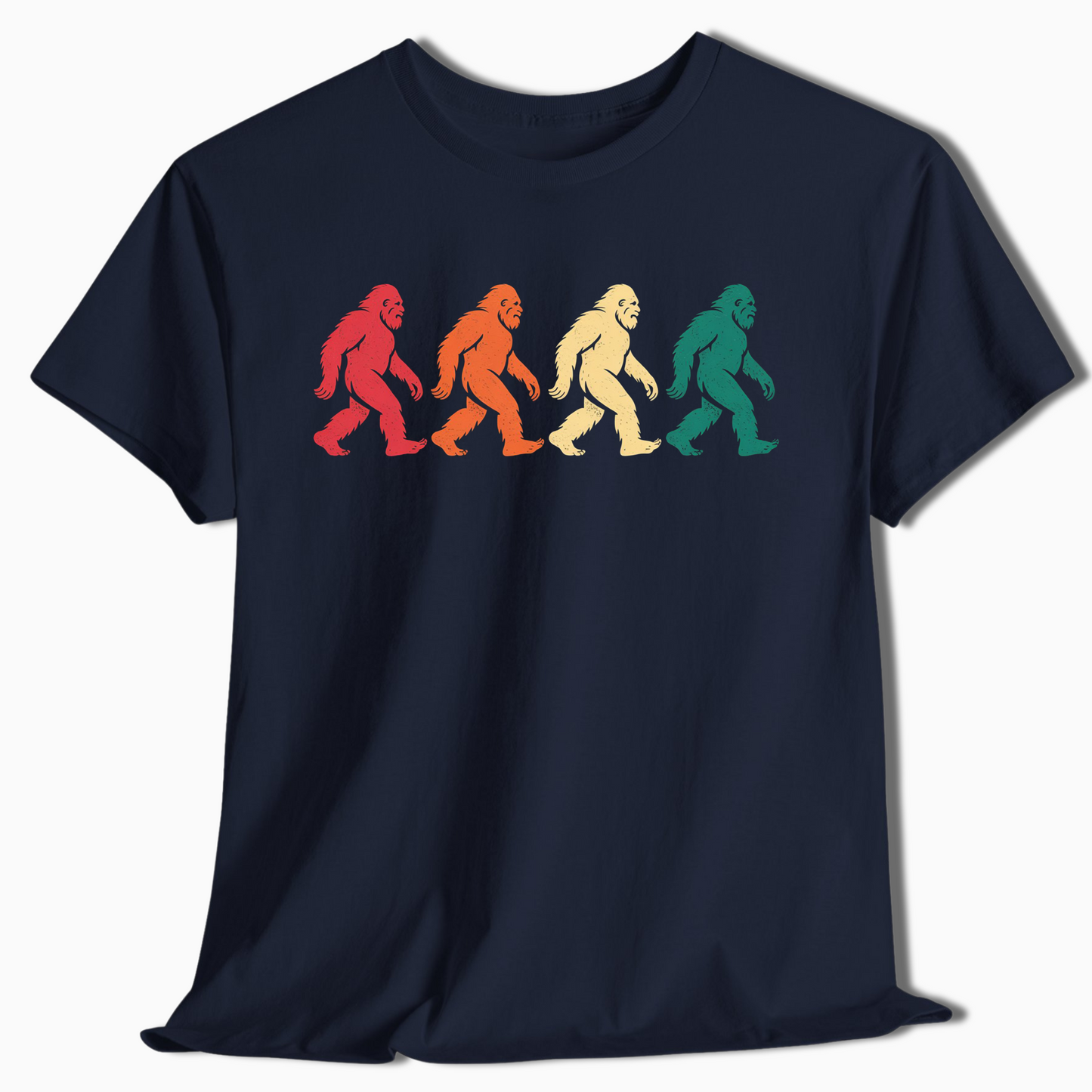 Retro Bigfoot Hiking T-Shirt - t411a25