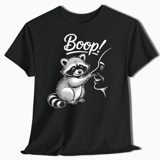 Raccoon Boop Nose Shirt - Cute Funny Camping Tee for Outdoorsy Folks - t459a25