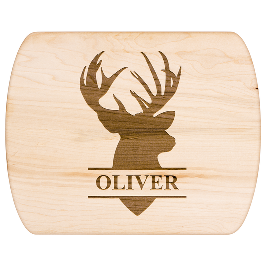 Custom Deer Silhouette Cutting Board with Name - t450a25