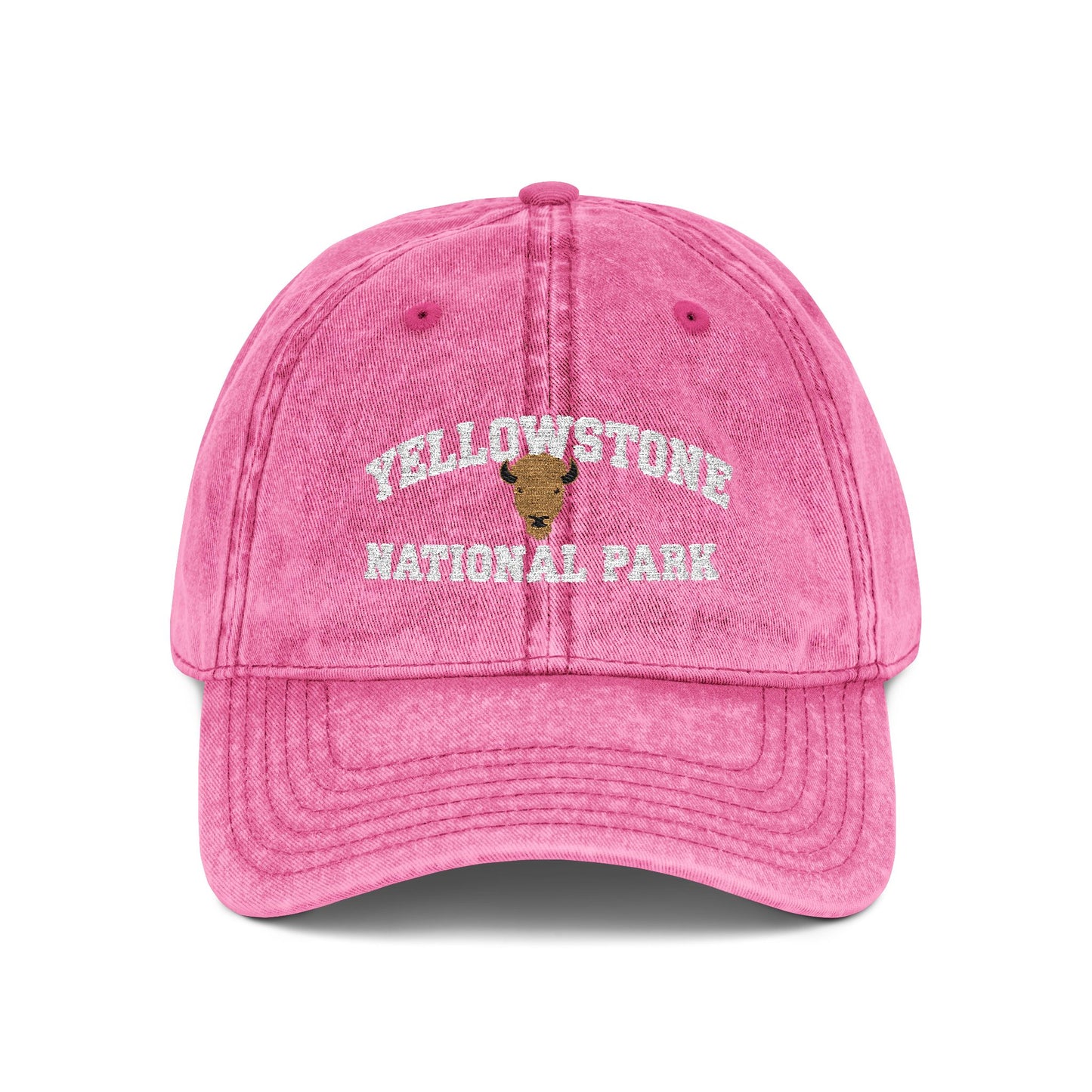 Yellowstone National Park Bison Cap for Campers - t308a25