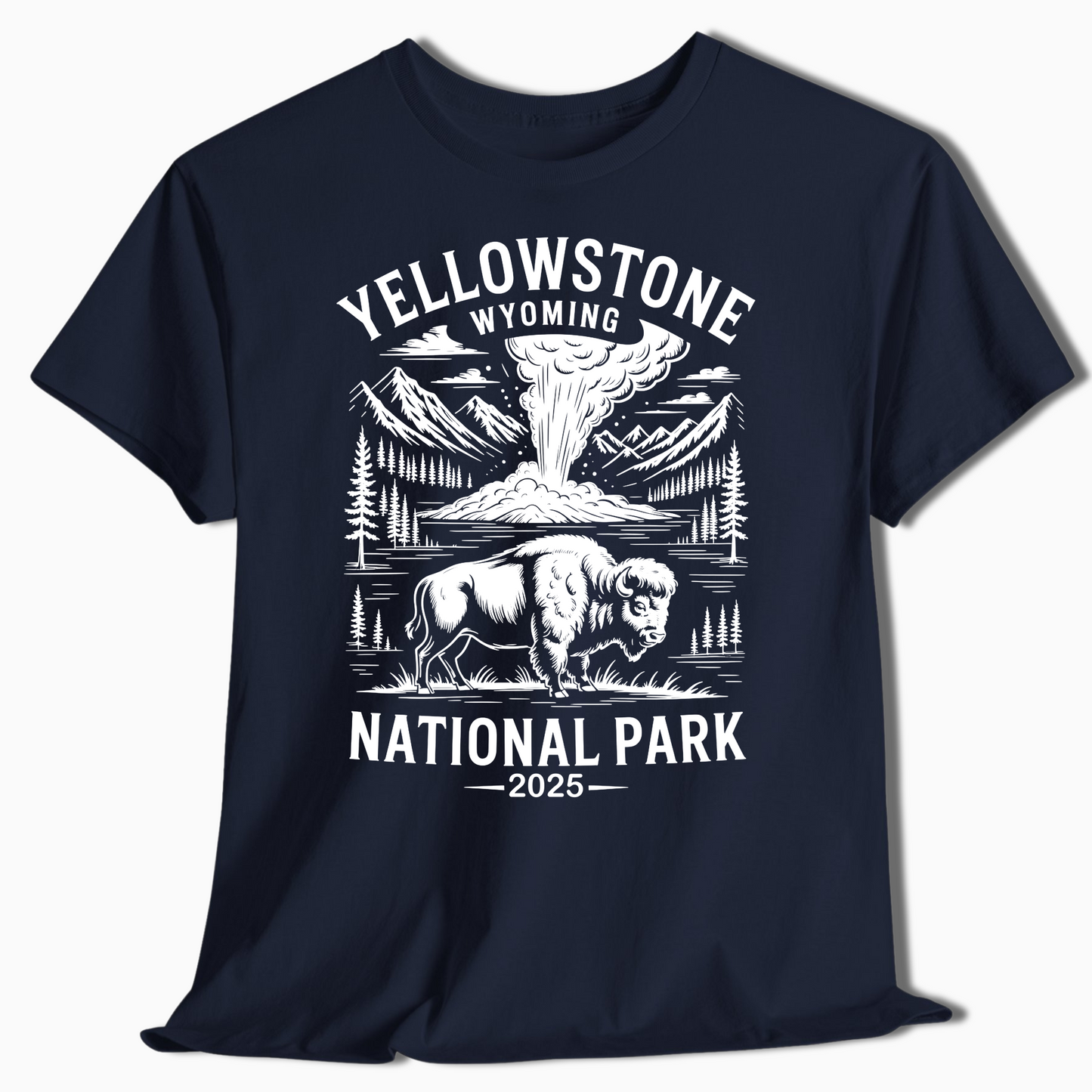 Yellowstone National Park Wyoming Shirt - Custom Year Option - t307a25