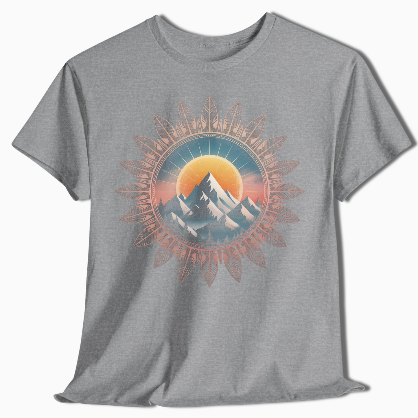Mountain Sunrise Adventure Tee for Nature Lovers - t402a25