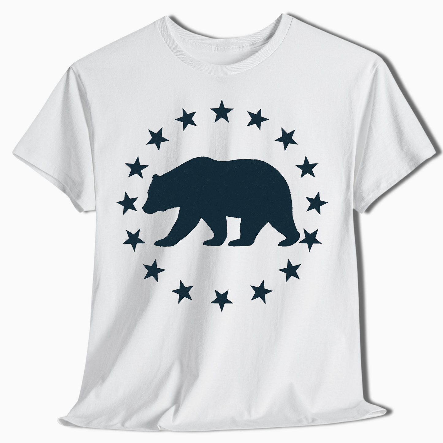 Patriotic Bear Star Outdoor T-Shirt - t427a25