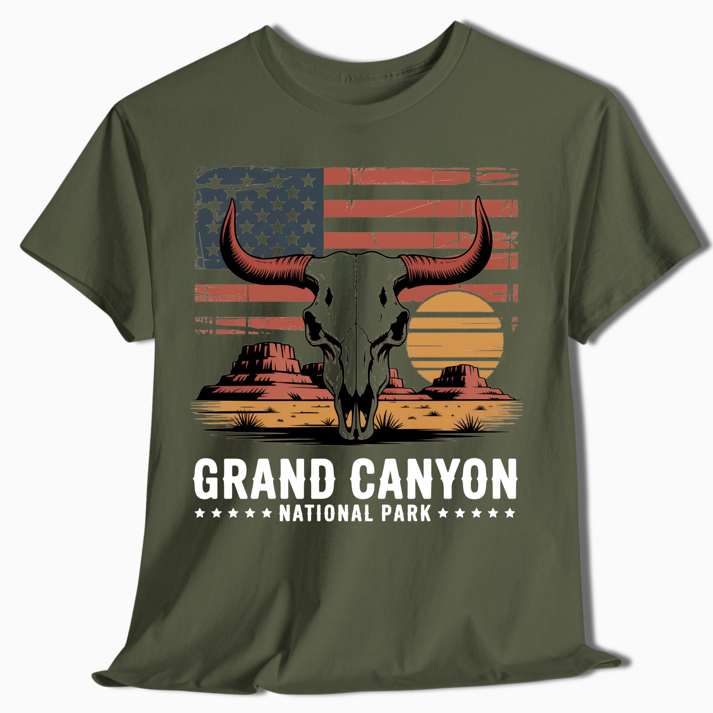 Grand Canyon National Park Retro T-Shirt - t407a25