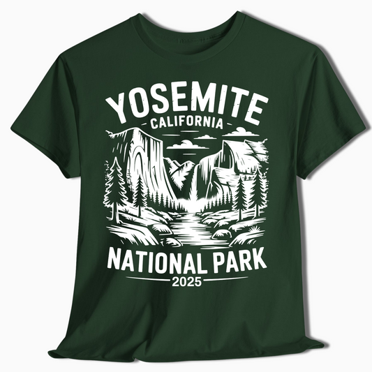 Vintage Yosemite National Park Shirt - Custom Year - t380a25