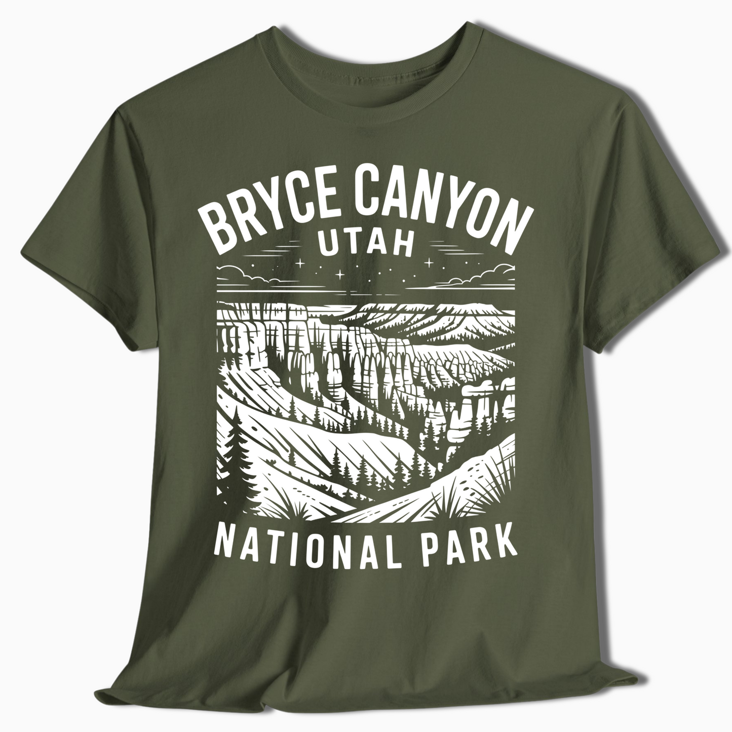 Bryce Canyon National Park T-Shirt - Hoodoo Trail Gift - t352a25