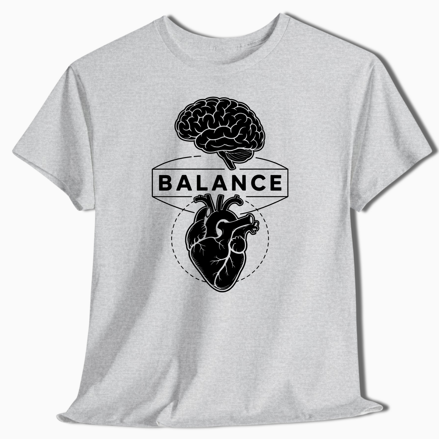 Balance Brain and Heart Shirt for Nature Lovers - t462a25
