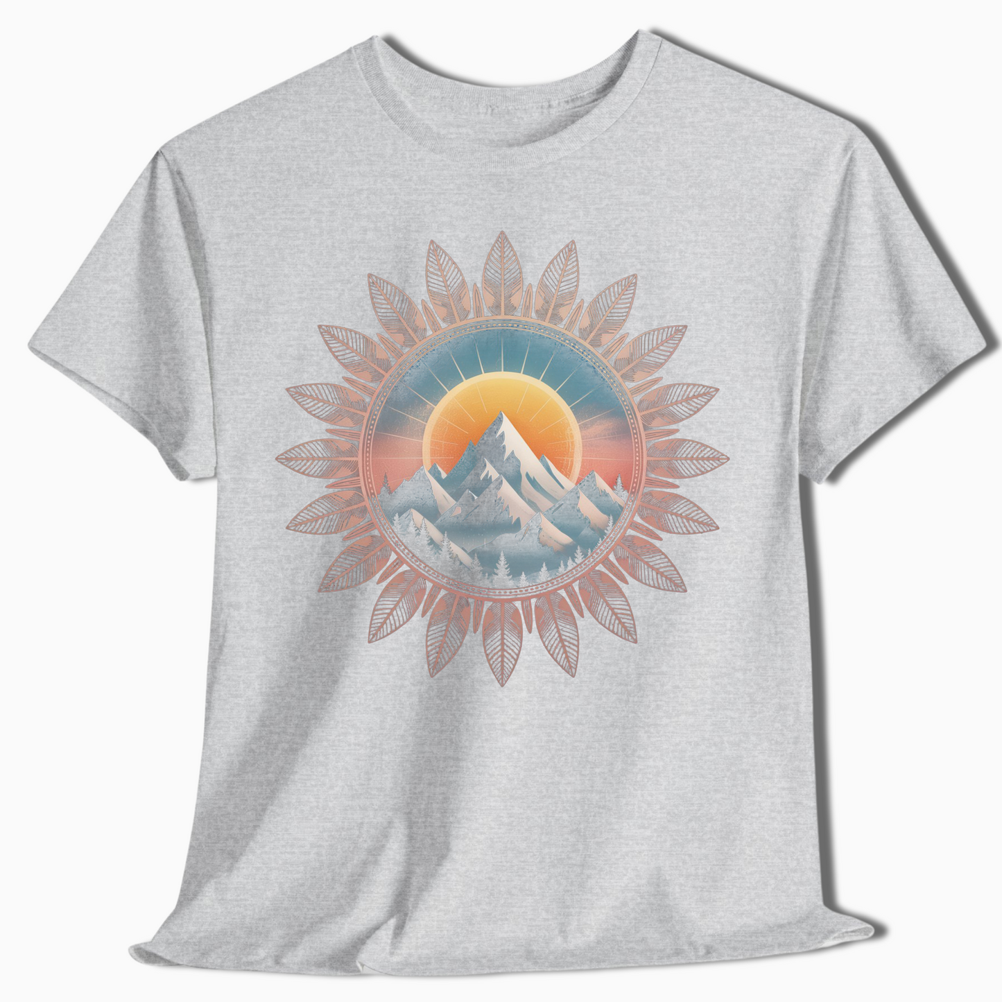 Mountain Sunrise Adventure Tee for Nature Lovers - t402a25