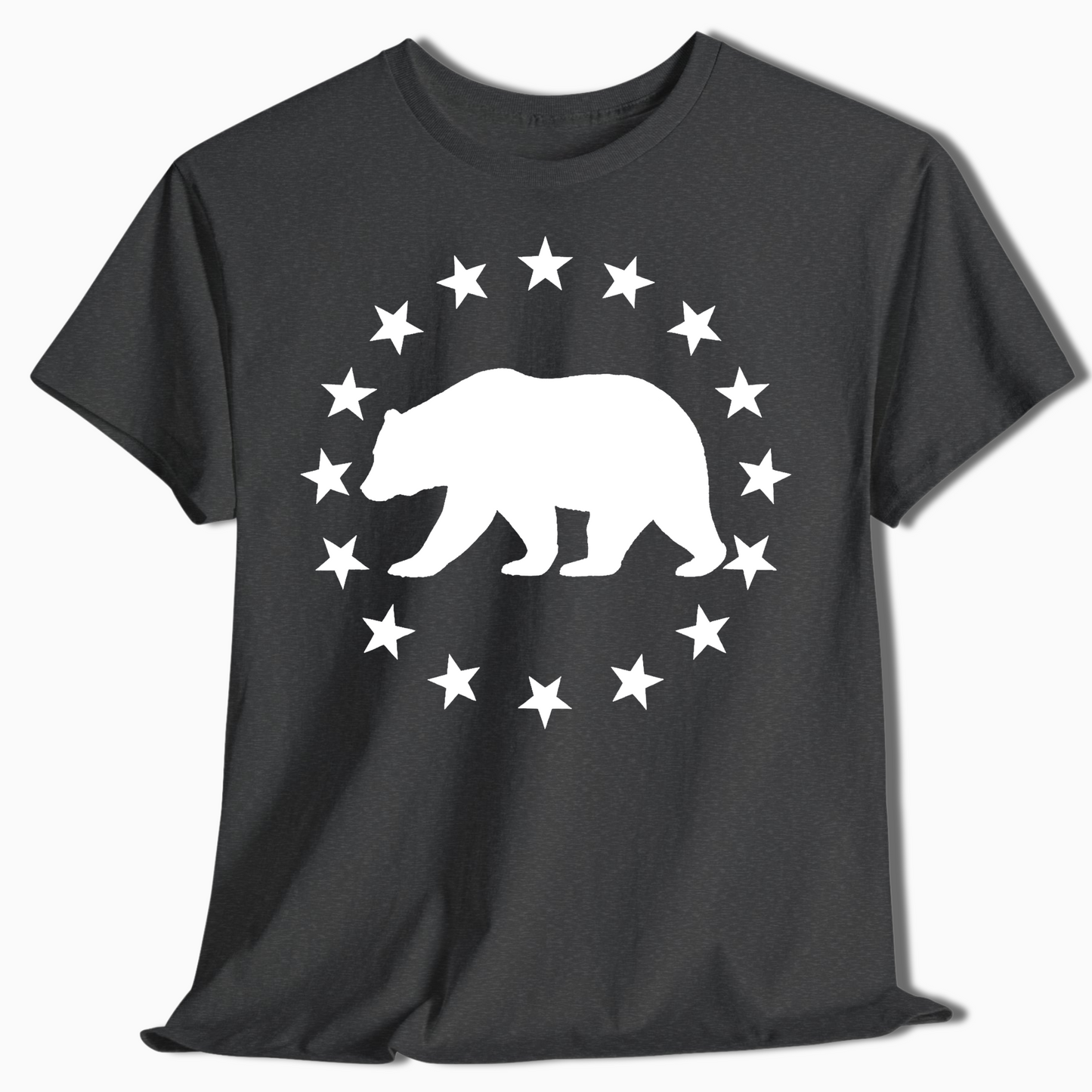 Patriotic Bear Star Outdoor T-Shirt - t427a25