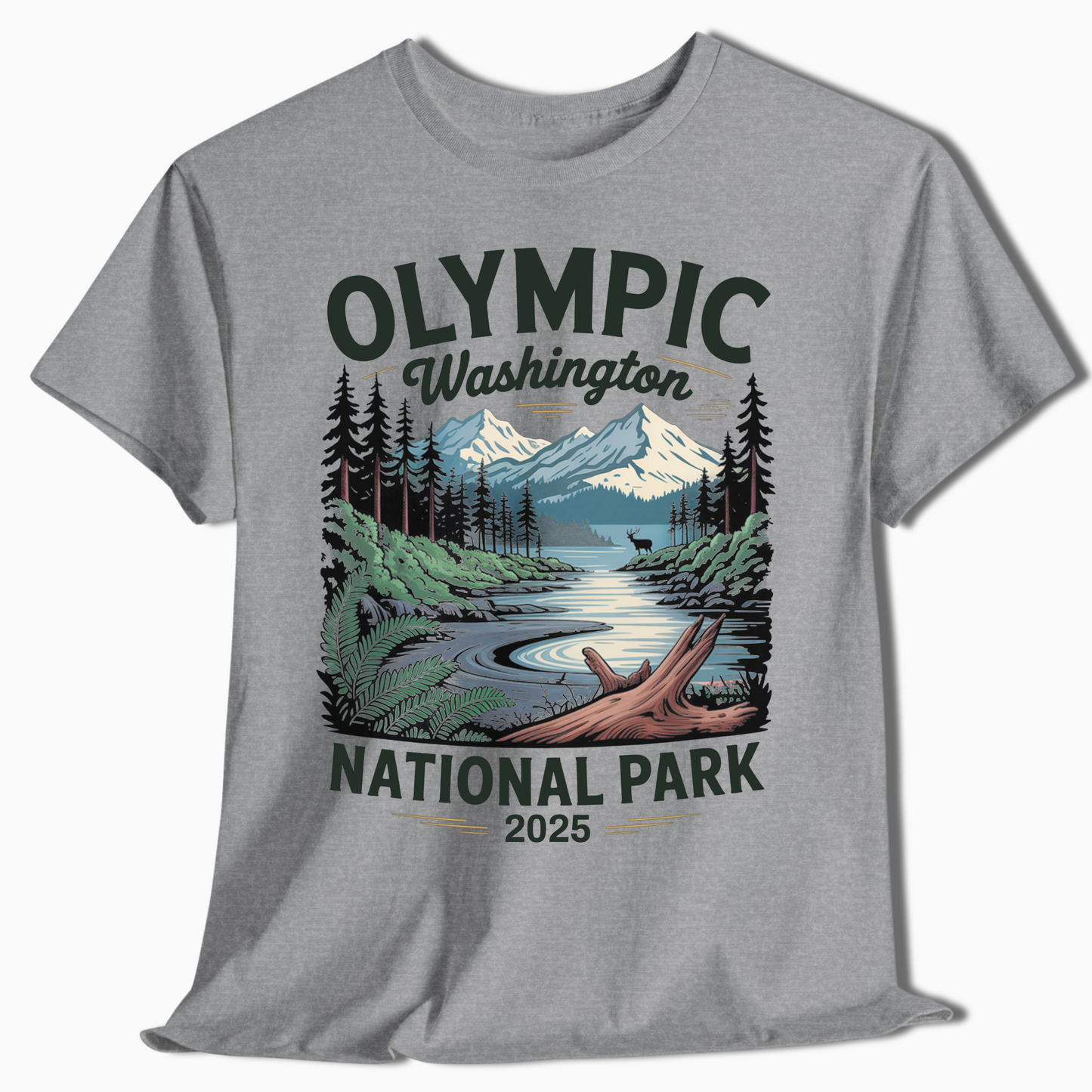 Olympic National Park Custom Year Shirt for Campers & Hikers - t371a25