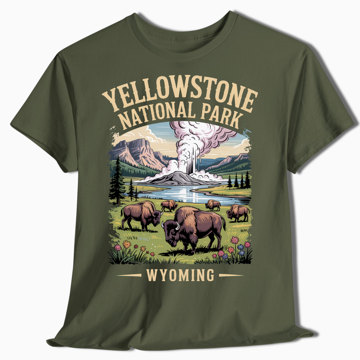Yellowstone National Park Hiking Shirt - t282a25