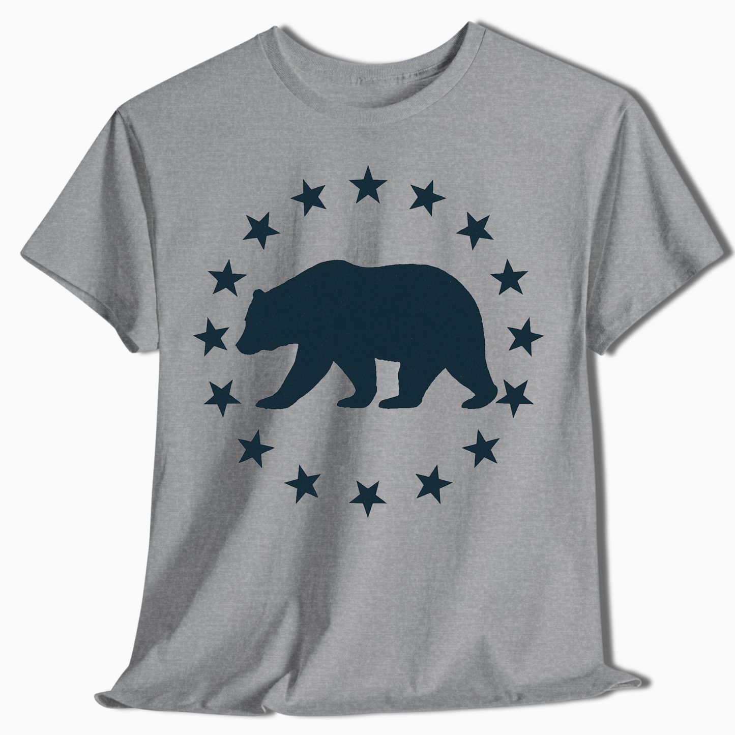 Patriotic Bear Star Outdoor T-Shirt - t427a25