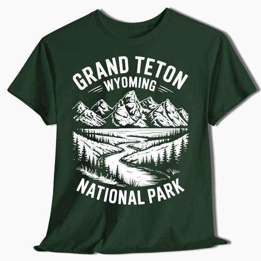 Grand Teton National Park Wyoming Hiking Shirt – t293a25