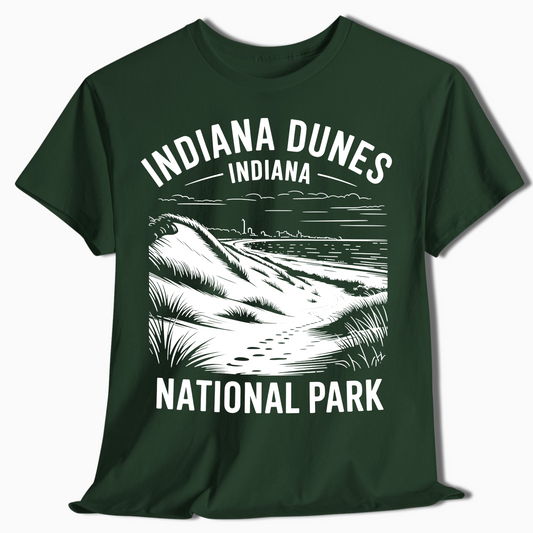 Indiana Dunes Beach and Dune View Shirt - t358a25