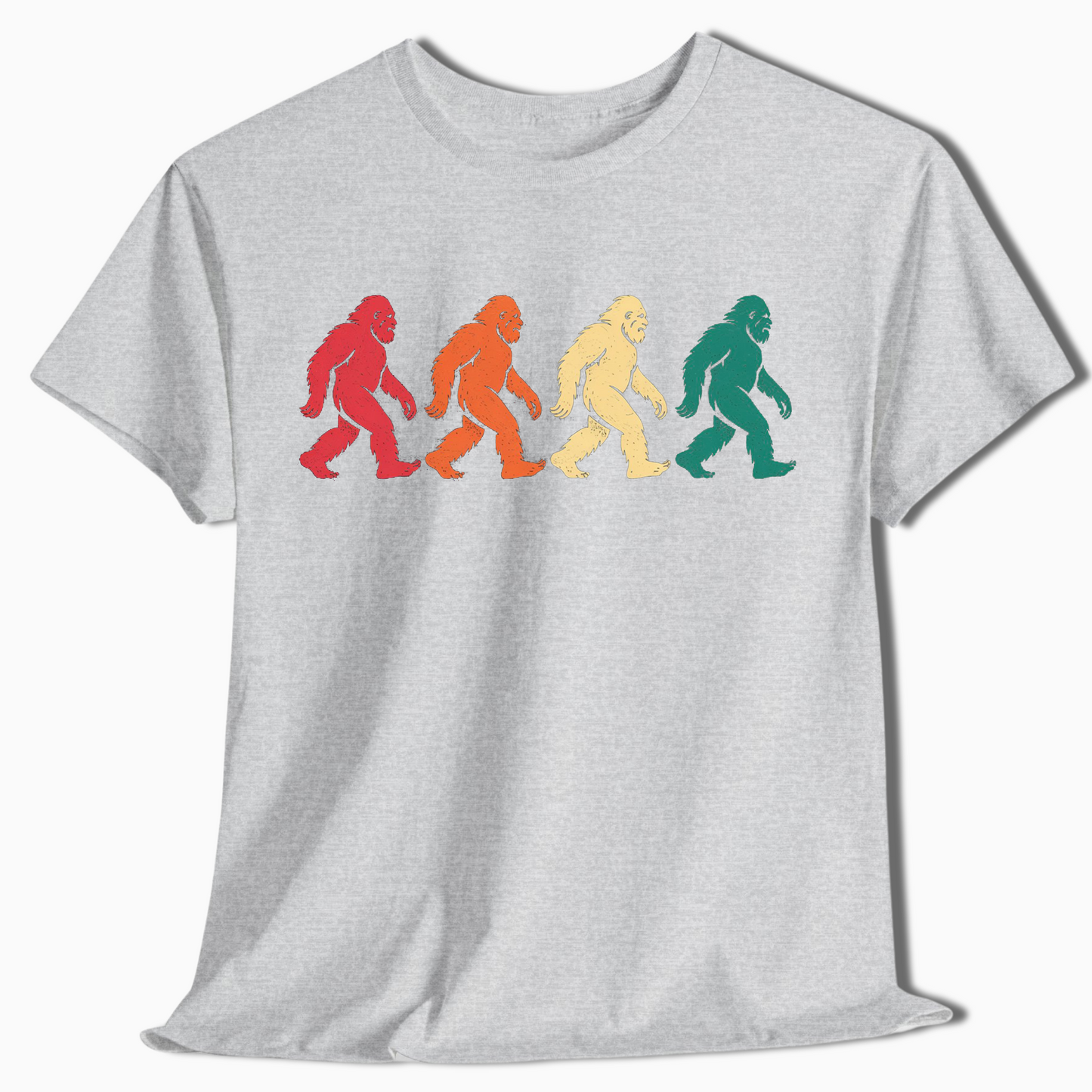 Retro Bigfoot Hiking T-Shirt - t411a25