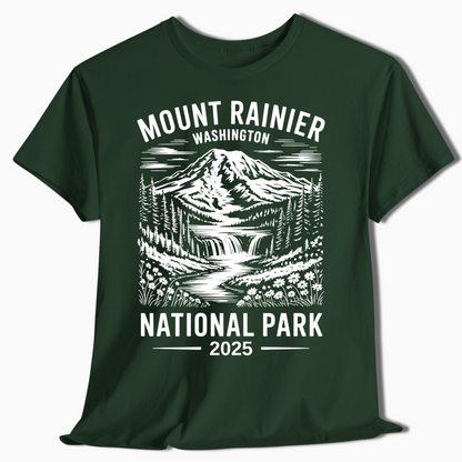 Mount Rainier National Park Shirt - Custom 2025 Souvenir - t300a25
