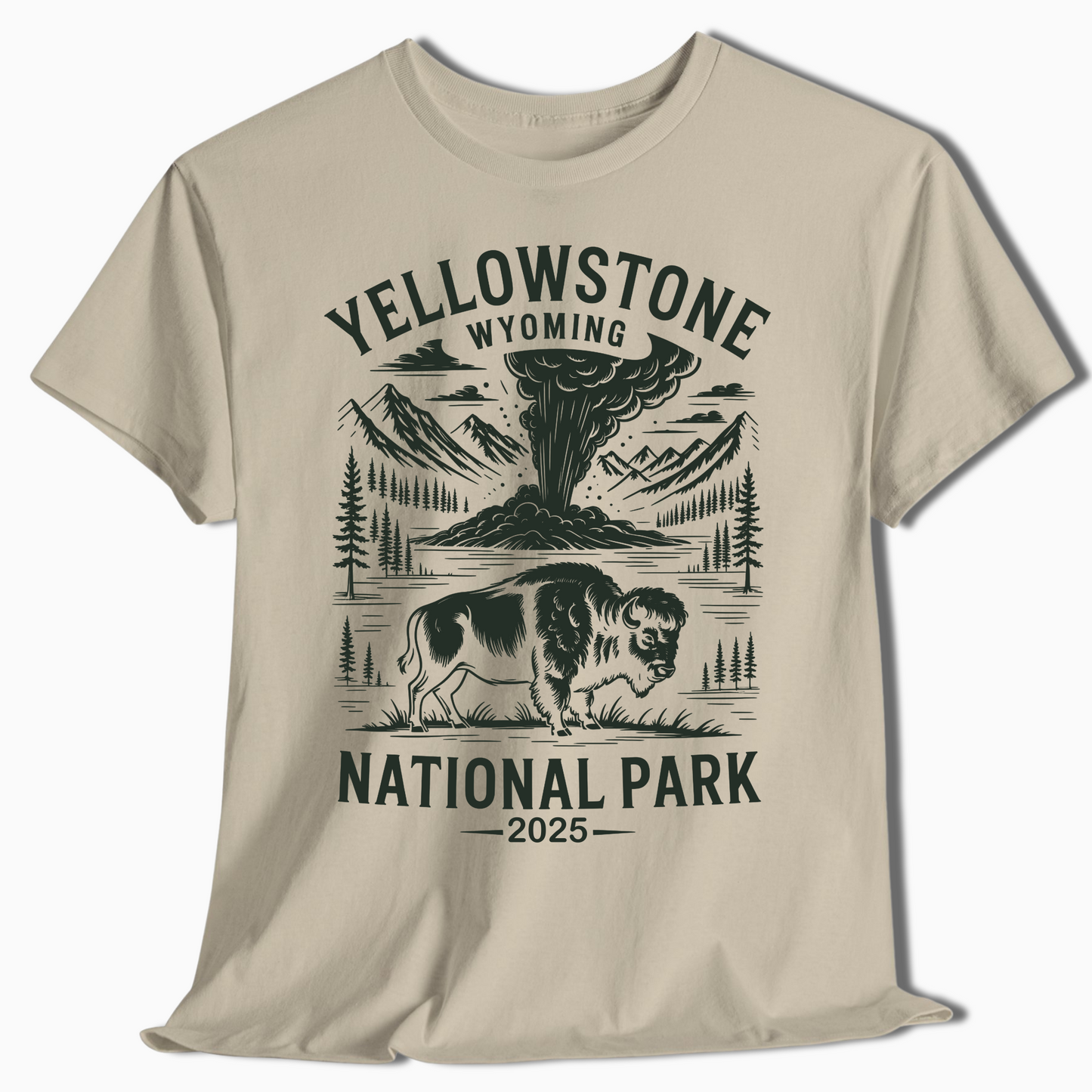 Yellowstone National Park Wyoming Shirt - Custom Year Option - t307a25