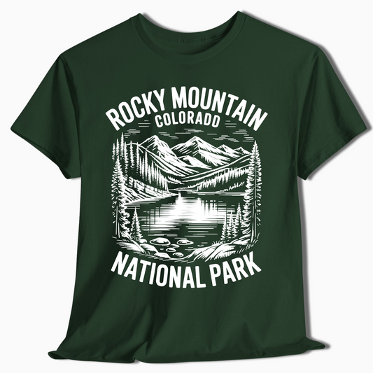 Rocky Mountain National Park Colorado Hiking Shirt – t296a25