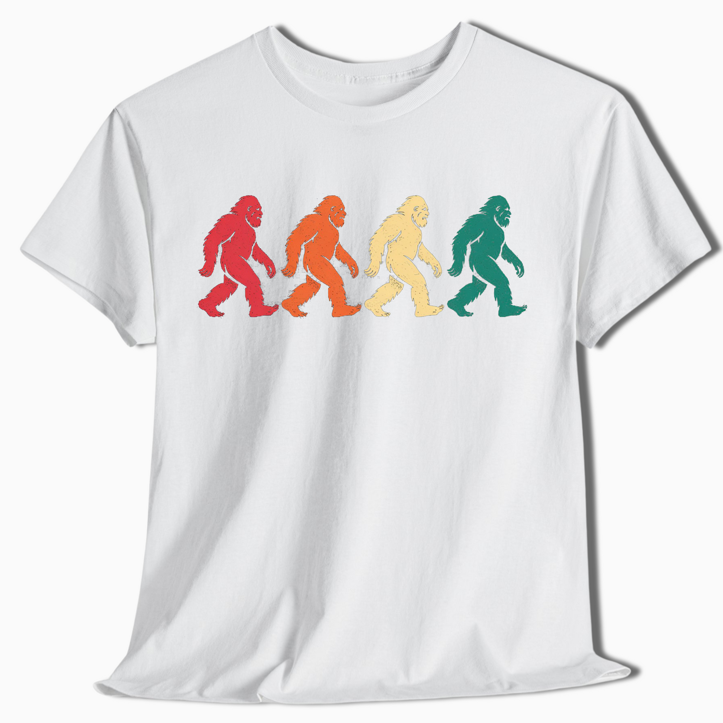 Retro Bigfoot Hiking T-Shirt - t411a25