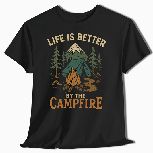Life Is Better By The Campfire Camping Shirt - t430a25