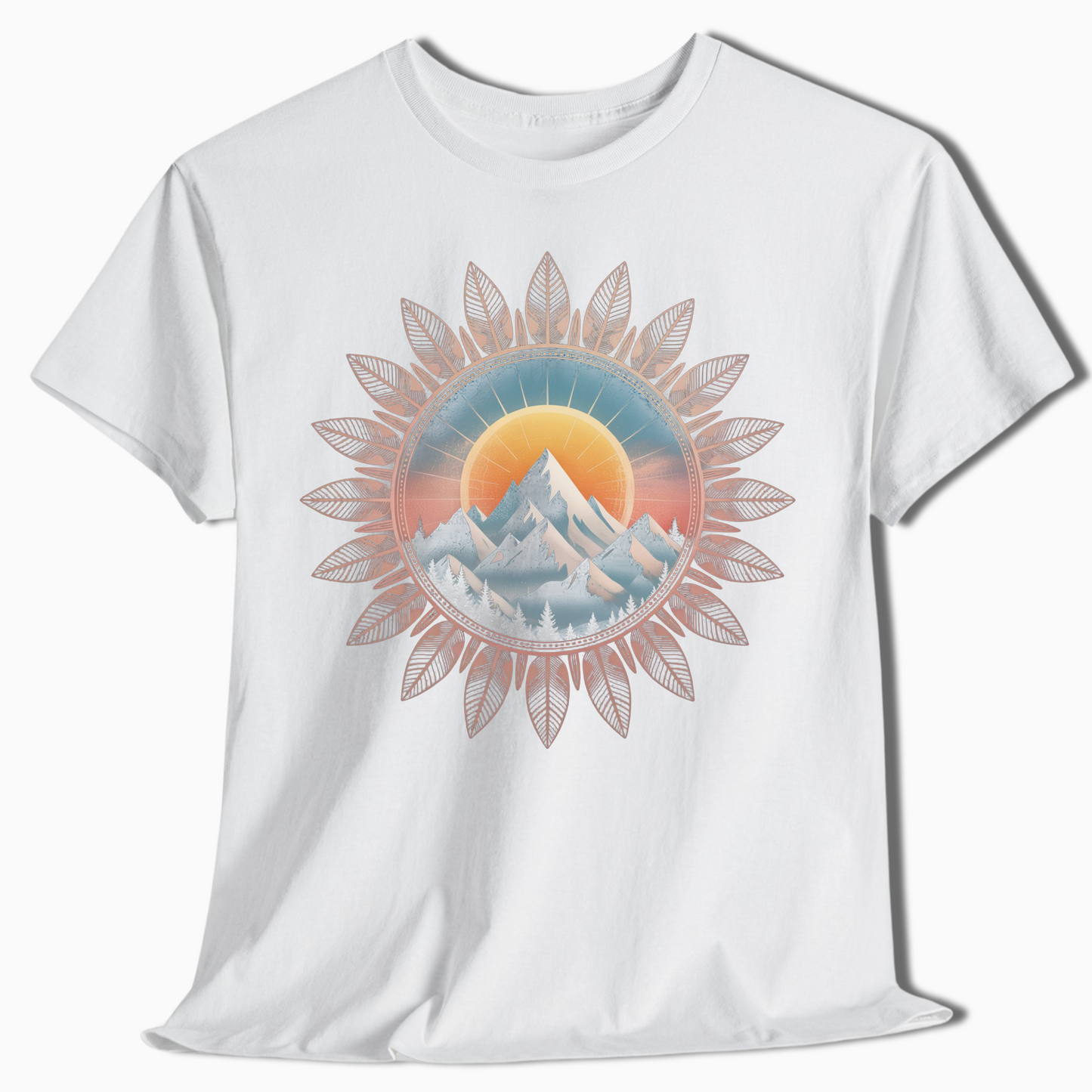 Mountain Sunrise Adventure Tee for Nature Lovers - t402a25
