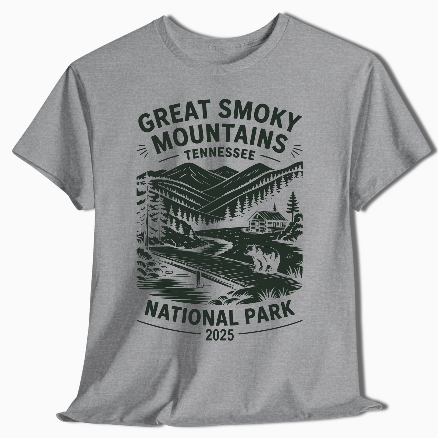 Great Smoky Mountains National Park T-Shirt - Custom Year - t376a25