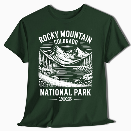 Rocky Mountain National Park Shirt - Custom Year Option - t297a25