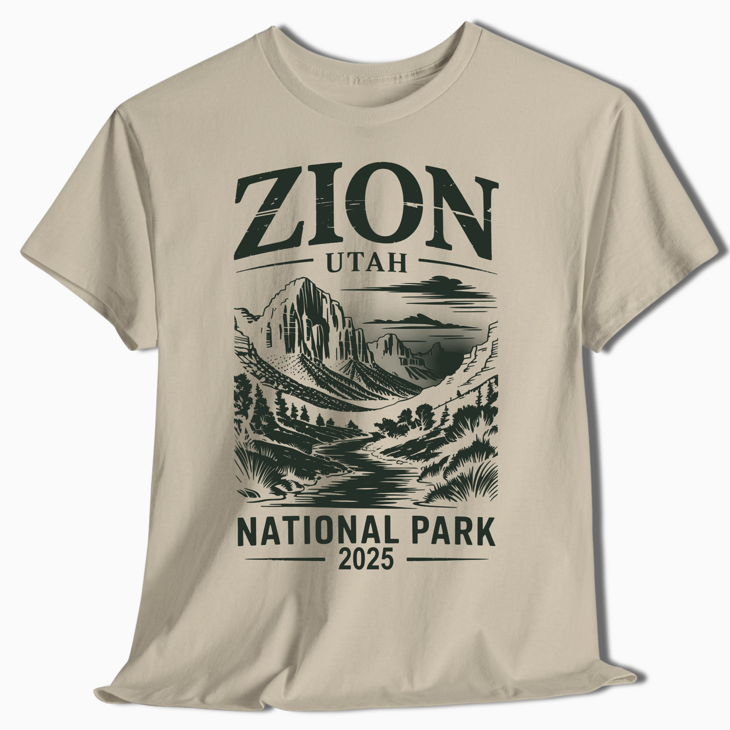 Zion National Park Shirt with Custom Year – Trail Shirt – t290a25
