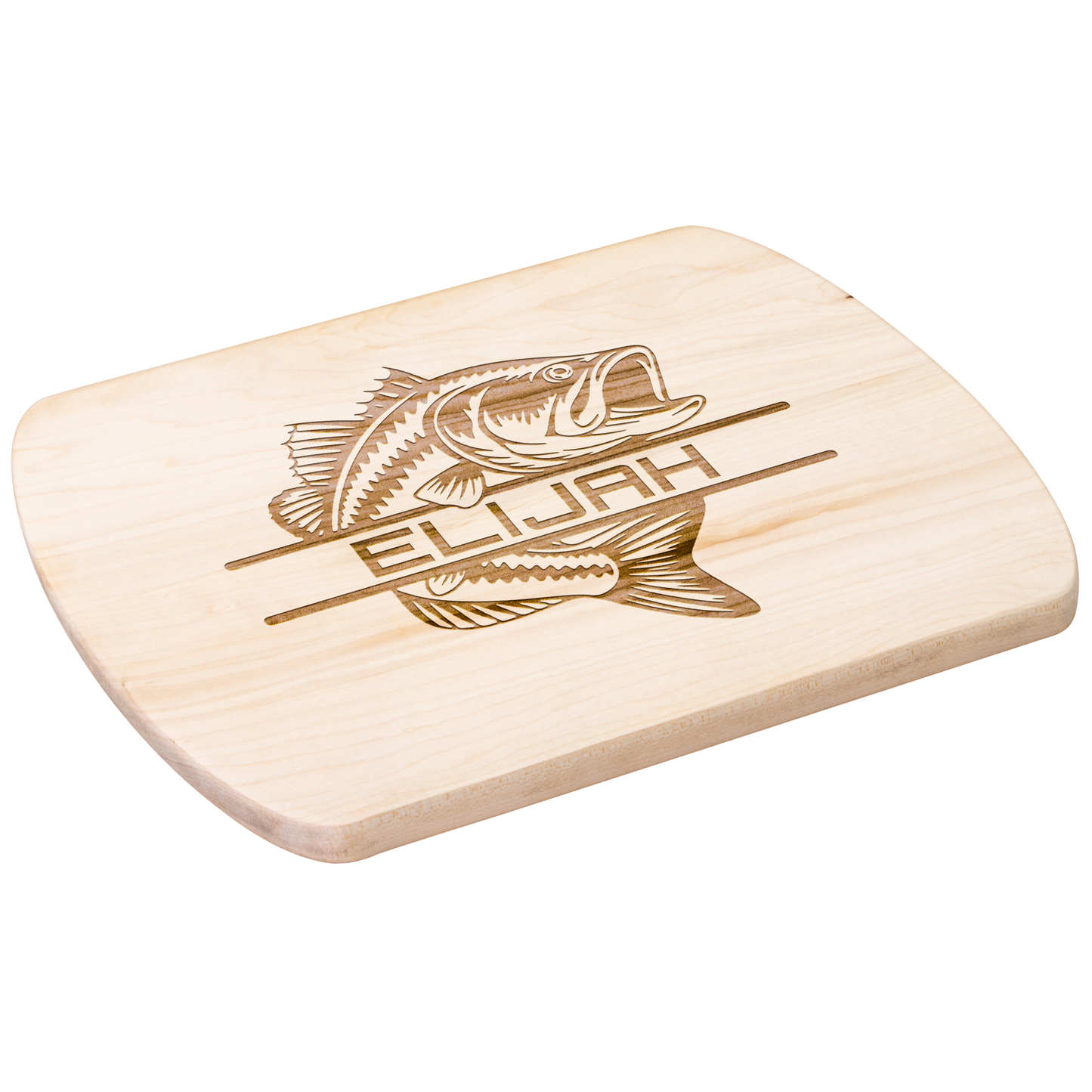 Personalized Fishing Cutting Board for Cabin or Kitchen - t448a25