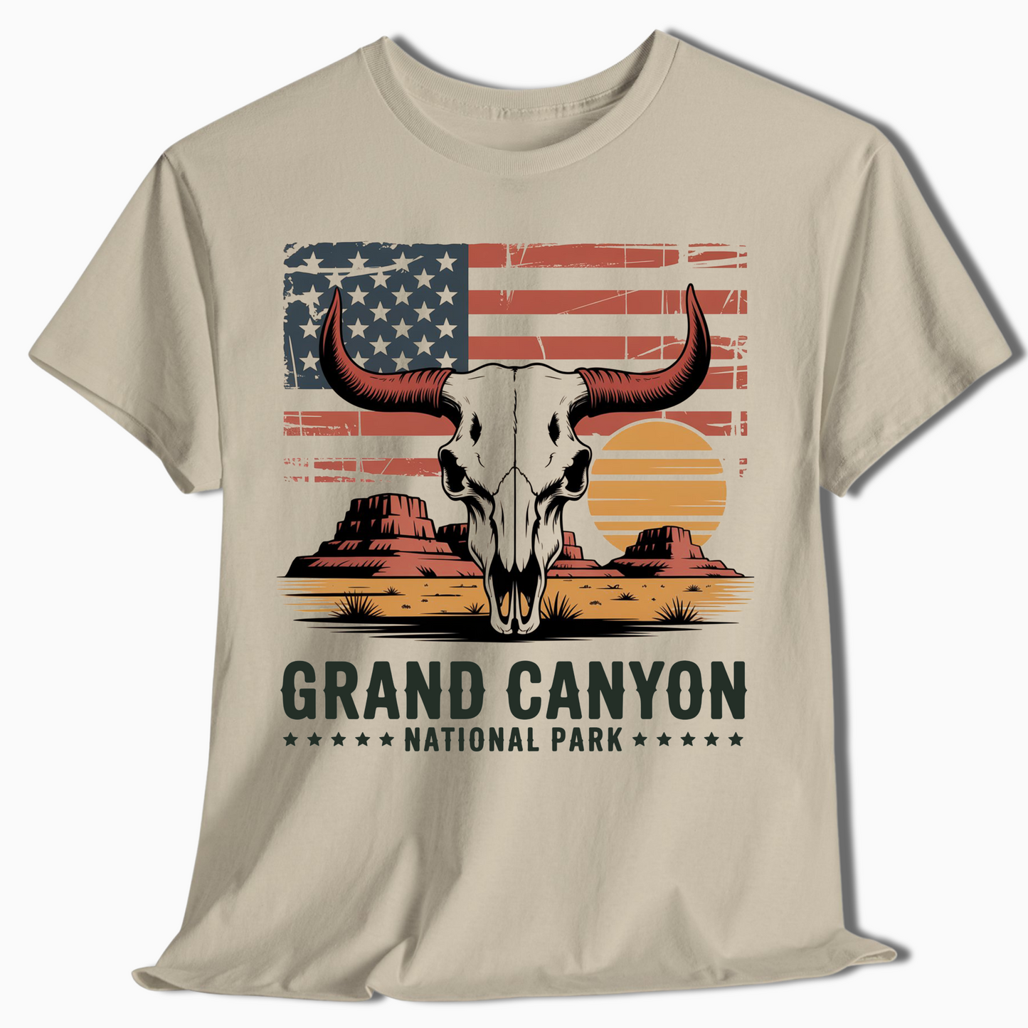 Grand Canyon National Park Retro T-Shirt - t407a25