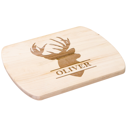 Custom Deer Silhouette Cutting Board with Name - t450a25