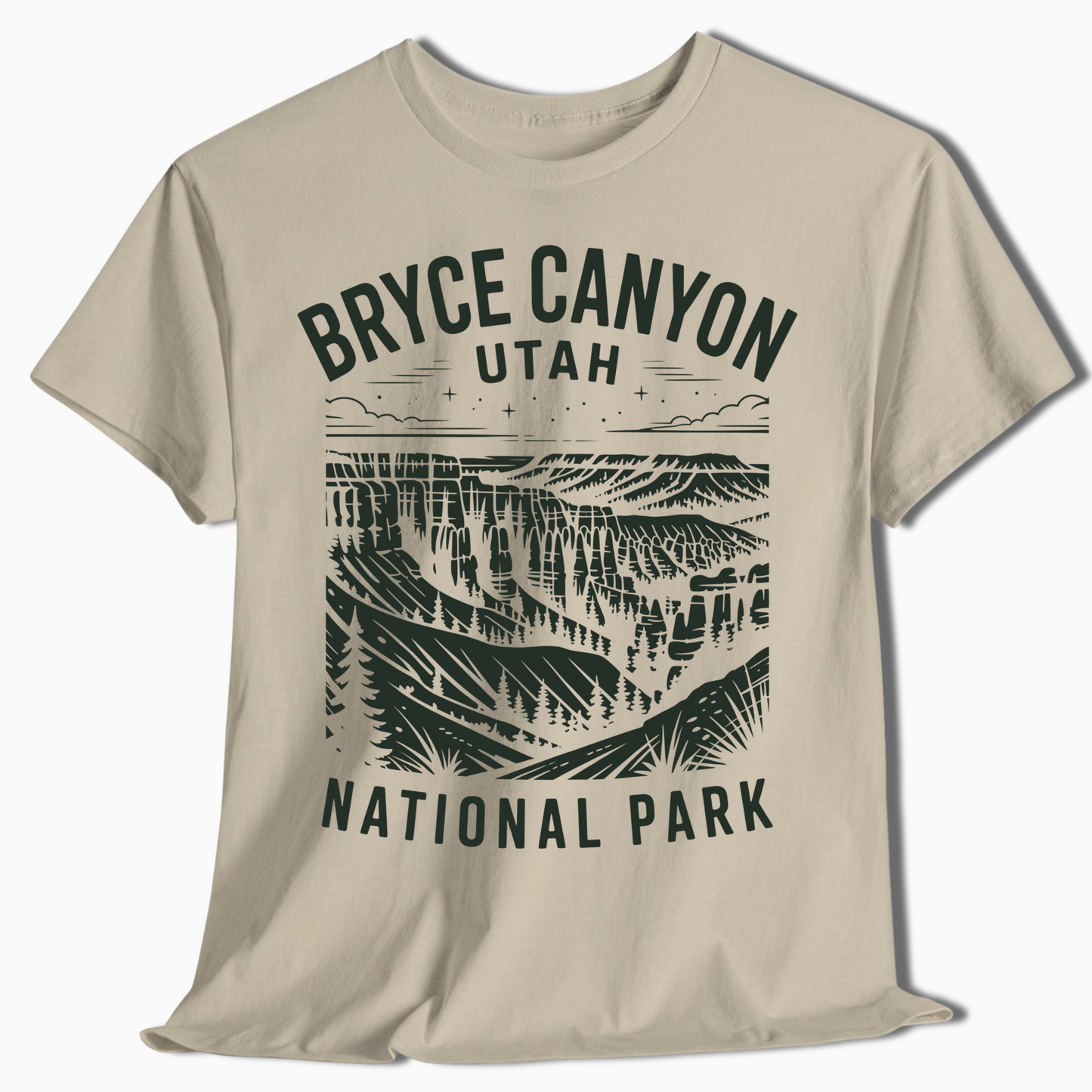 Bryce Canyon National Park T-Shirt - Hoodoo Trail Gift - t352a25