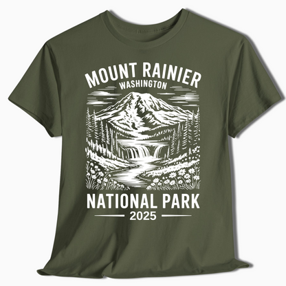 Mount Rainier National Park Shirt - Custom 2025 Souvenir - t300a25