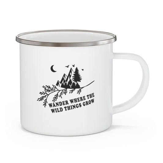 Wander Where the Wild Things Grow Outdoor Camping Mug - t83a25