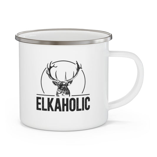 Elkaholic Mug - Funny Hunting Gift for Outdoorsmen - t17a25