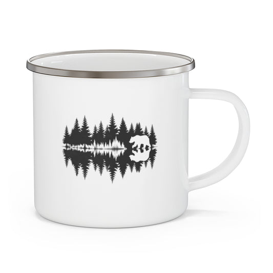 Bear Reflection Forest Camping Mug for Nature Lovers - t68a25