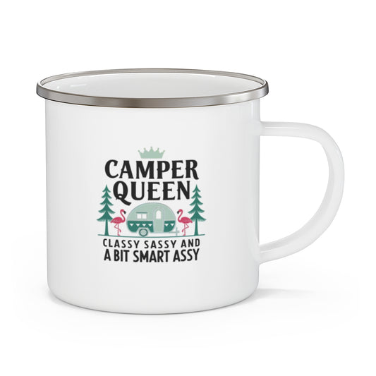 Camper Queen Mug - Sassy Glamping Gift for Her - t129a25