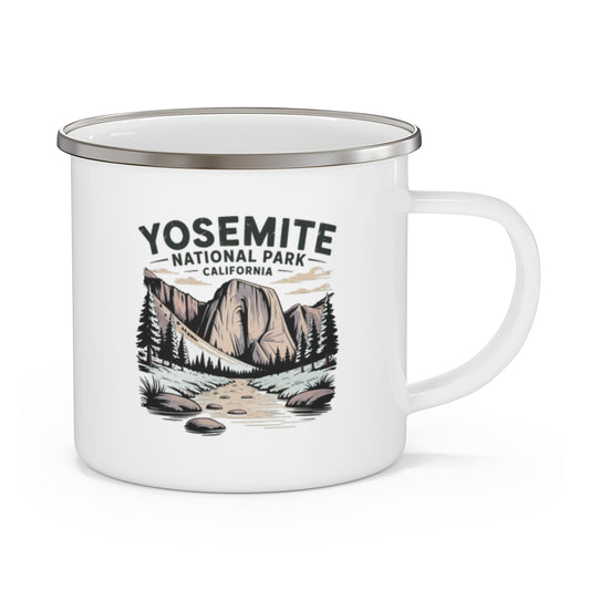 Yosemite National Park Enamel Mug - California Travel Gift - t283a25